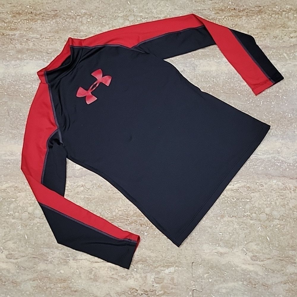 UNDERARMOUR YOUTH COLDGEAR COMPRESSION LONG SLEEVE TEE SIZE L